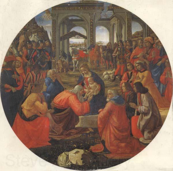Domenico Ghirlandaio The Adoration of the Magi Spain oil painting art